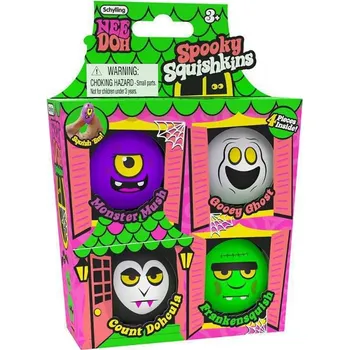 Hračka pro nejmenší Schylling NeeDoh Strašidelný dům se 4 mačkacími míčky