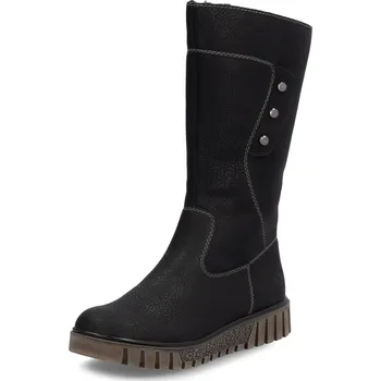 Dámské kozačky DÁMSKÉ KOZAČKY RIEKER Y3466-00 ČERNÁ Barva: Černá, Velikost: 40
