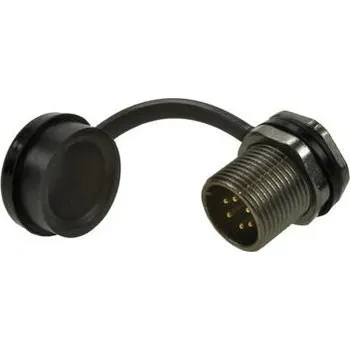 Elektrická zásuvka RS PRO Kulatý konektor, Zadní montáž, počet kontaktů: 6, Zásuvka, pohlaví kontaktu: Samec, IP67