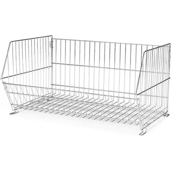 Odpadkový koš Drátěný koš, stohovatelný, 870x390x600 mm