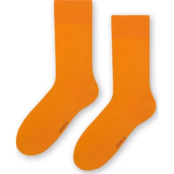 Pánské ponožky Steven 056 oblek hladký barva:oranžová 089 45-47