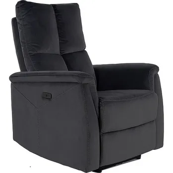 Křeslo Polohovatelné křeslo NEPTUN VELVET, Černý Bluvel 19