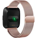 Milánský tah růžovo zlatá velikost L pro Fitbit Versa