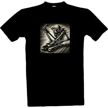 Tričko s potiskem Triko skate not dead pánské