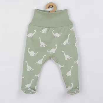 Kojenecké bavlněné polodupačky Nicol Ivo zelená 68 (4-6m)