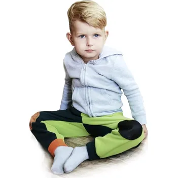 Dětské flícáky VG malinovo-antracitové 98/104