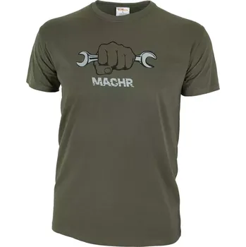MACHR TOOL T-shirt green triko zelené 0959140050 - v. XL