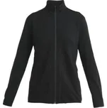 Icebreaker Merino 560 Realfleece Elemental LS Zip Women Black černá L