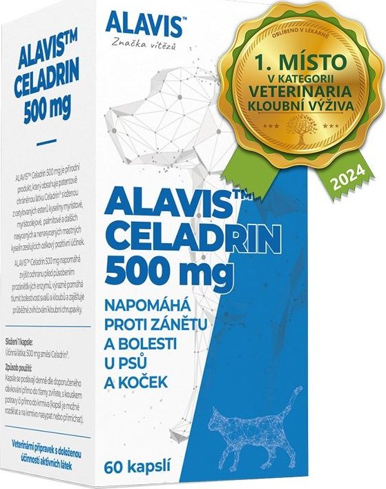 Alavis Celadrin pro psy a kočky 60cps 500mg
