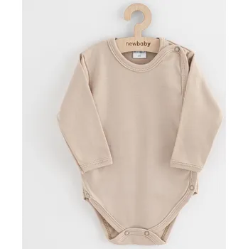 Kojenecké celorozepínací body New Baby Classic II světle béžové 50