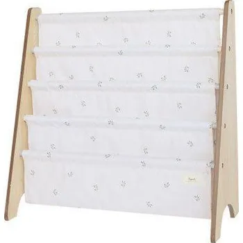 Hračka pro nejmenší 3 SPROUTS Stojan na knížky Recycled Blueberry 3 Sprouts Taupe