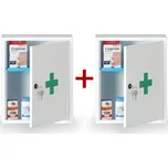 Kovová lékarnička na zeď 1+1 ZDARMA, 37 x 30 x 14 cm