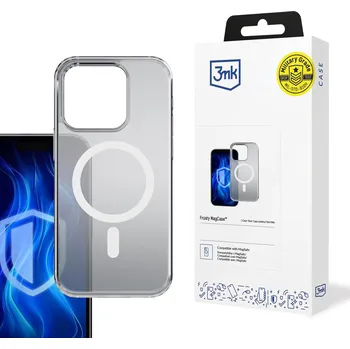 Pouzdro na mobilní telefon 3mk ochranný kryt Frosty MagCase White pro Apple iPhone 14 Pro