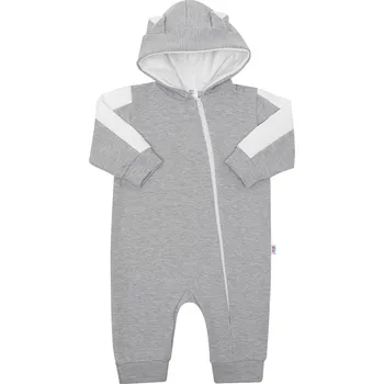 Kojenecký overall Kojenecký teplákový overal New Baby The Best šedý 92 (18-24m)