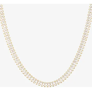 Náhrdelník Pozlacený náhrdelník z chirurgické oceli Luxe s kubickou zirkonií Preciosa