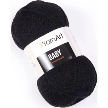 Galanterie Pletací příze Baby 50g černá