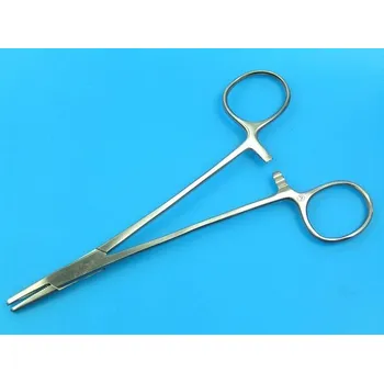 Sada nářadí Servisní nářadí - pean chirurgický 140mm plochý se zoubky, délka čelistí 15mm