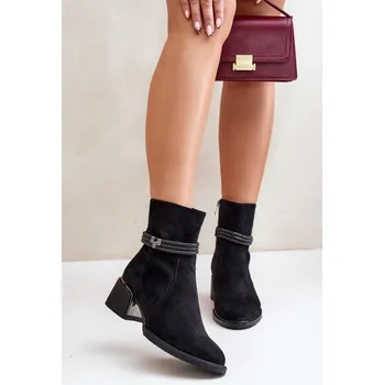 Dámská zimní obuv Boty na podpatku model 201019 Step in style 37