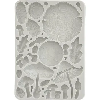 Forma na odlévání Stamperia Silikonová forma na odlévání A5 - houby a letorosty