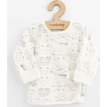 Kojenecká košilka s bočním zapínáním New Baby My Cars 68 (4-6m)