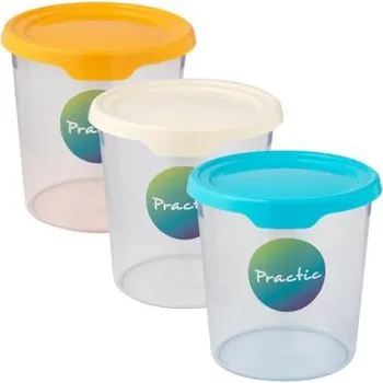 Dóza na potraviny Practic PRACTIC, MAX - dóza s víčkem 1 l, průměr 13 cm, výška 12,7 cm