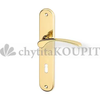 Dveřní kování ACT Dveřní kování Jana mosaz 90mm klíč