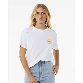 Pánské tričko Tričko Rip Curl LINE UP RELAXED TEE White velikost M