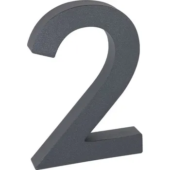 Železářství Richter Czech Hliníkové číslo v „3D“ provedení se strukturovaným povrchem RICHTER RN.100LV.2.AL.AM.3D