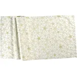 Sander Stylový ubrus Stelle s motivem hvězd, 130 x 170 cm, ecru / gold 885113-07