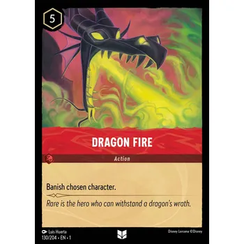Karetní hra Dragon Fire 130/204 - The First Chapter Typ karty: Foil