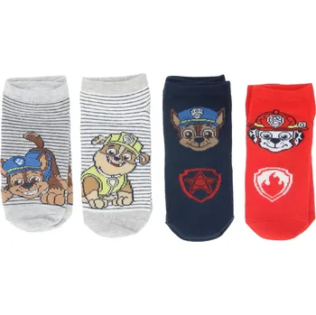 Kotníkové ponožky Tlapková Patrola - 4 páry, vel. 27-30 Velikost: 27