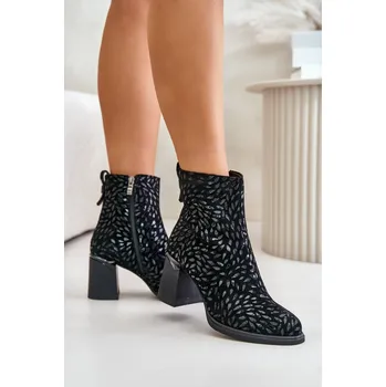 Dámská zimní obuv Boty na podpatku model 201527 Step in style 39