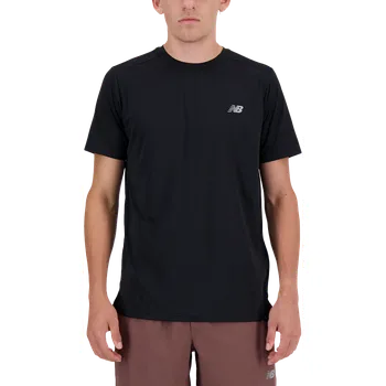 Pánské tílko Triko New Balance Sport Essentials Logo French Terry Full Zip mt41222-bk Velikost XS