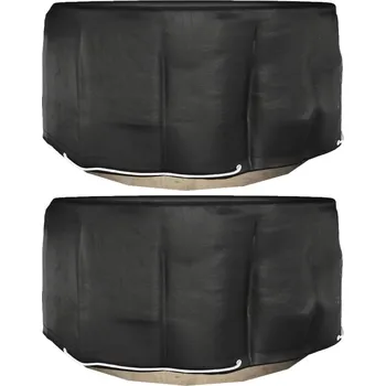 Krycí plachta Plachty na zahradní nábytek 2 ks 10 oček Ø 230 x 90 cm kulaté IM_3155353