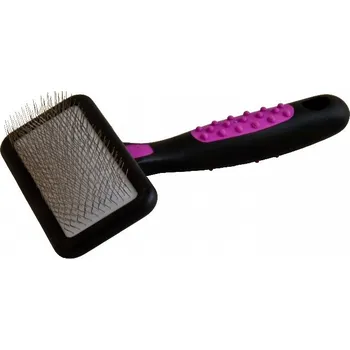 Kartáč pro zvířata Jemný kartáč pro psy No.1 KW 3381 (Jemný střední kartáč pro psy KW se zalomenými zuby na vyčesávání srsti dlouhosrstých a krátkosrstých plemen psů a koček.)