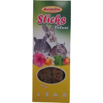Krmivo pro hlodavce Avicentra tyč hlodavec velký bylinky 2ks