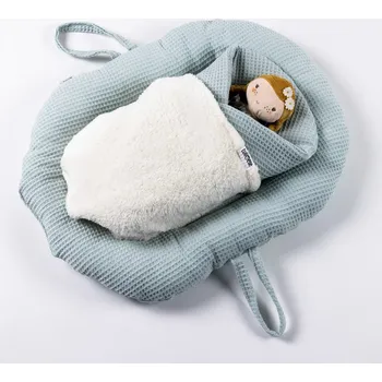 Doplněk pro panenku Tulimese Sada pro panenku MINI VÝBĚR BARVY/MATERIÁLU: VAFLE MENTOLOVÉ