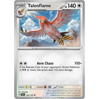 Karetní hra Talonflame 123/142 - Stellar Crown Typ karty: Non-Holo