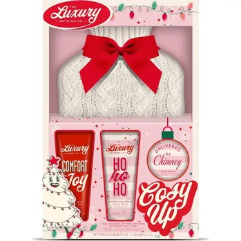Kosmetická sada Grace Cole Sada péče o tělo s termoforem Vánoční cukrovinky 4 ks