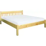 Dřevěná masivní postel 160x200 cm BM116 borovice masiv