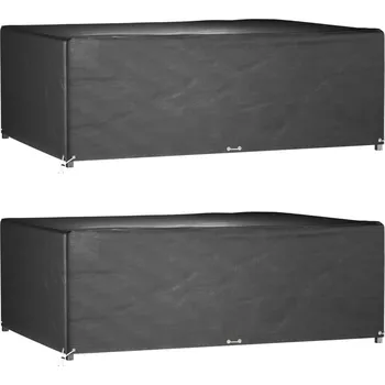 Krycí plachta Plachty na zahradní nábytek 2 ks 12 oček 230x165x80 cm obdélník IM_3155354