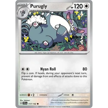 Sběratelská karetní hra Purugly 117/142 - Stellar Crown Typ karty: Non-Holo