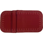 Sander Běhoun na stůl Curly, 50 x 150 cm, burgundy 826869-26