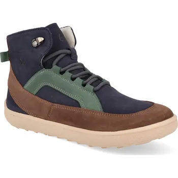 Dívčí zimní obuv Barefoot zimní boty Be Lenka - York modré Velikost: 45