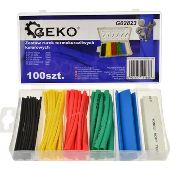 Geko G02823 smršťovací bužírky barevné 100 ks