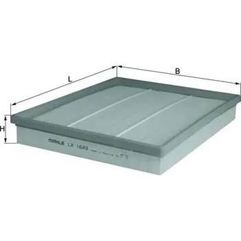 Vzduchový filtr Vzduchový filtr KNECHT LX 1683