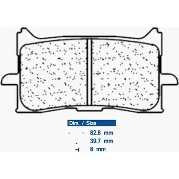 Brzdová destička Brzdové destičky CL BRAKES 1245 A3+ HONDA CRF 1100 Africa Twin 2020-2026