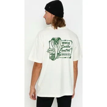 Pánské oblečení RVCA Cobra Service (antique white) M, béžová