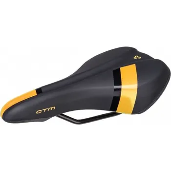 Sedlo na kolo Sedlo CTM dětské Flash, černá/okrová, 16''/20''