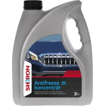 Náplň do chladiče a ostřikovače Chladící kapalina SHERON Antifreeze JK 3l